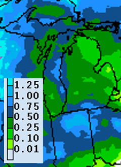 Precipitation forecast 